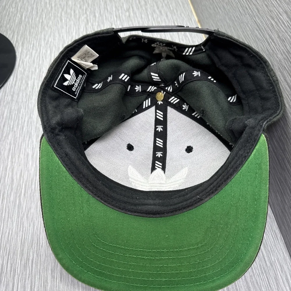 Adidas Trefoil Brown Snapback Hat‎ Embroidered Logo Adjustable Cap Streetwear